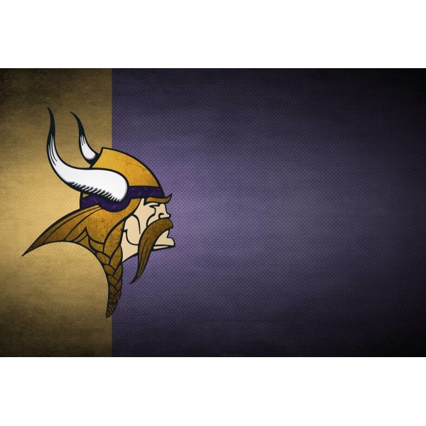 Minnesota Vikings Face Diamond Painting Kit - DIY