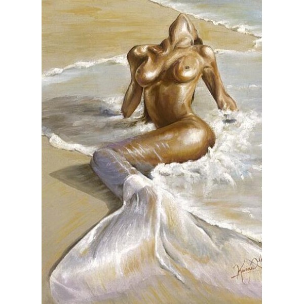 Mermaid Of Sand Diamond Painting Kit - DIY