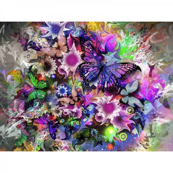 Pretty Butterfly Diamond Painting Kit - DIY