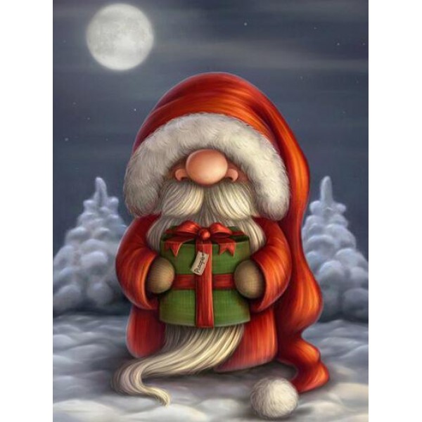 Mini Santa Claus Diamond Painting Kit - DIY